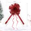 10 Piece Pull Gift Bows,24cm/9.45" x 40cm/15.75" Christmas Bows for Gift Wrapping,Birthday Bow for Presents BasketsBig Bow for Car (Color - V) view 2