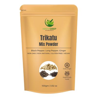 Trikatu Powder | Sonth, Kali Mirch, Pipal Badi (200gm/7.05oz)