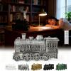 2026 New Train Diffuser, 300ml Train Essential Oil Diffuser Aromatherapy Humidifier with Dual-Color LED Light, Ultrasonic Cool Mist, Quiet Auto Shut-Off Steam for Home & Office (Silver, Remote) view 1