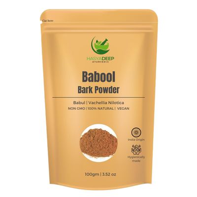 Hasyadeep Babool Bark Powder | Vachellia nilotica (100gm/3.52oz)