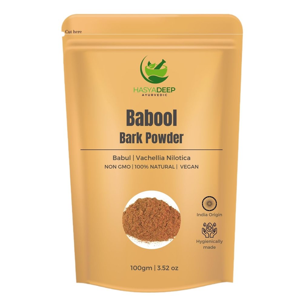Hasyadeep Babool Bark Powder | Vachellia nilotica (100gm/3.52oz)