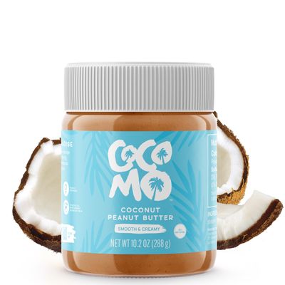 Coconut Peanut Butter with MCT Oil, 10 oz No Seed Oils, Gluten Free, Vegan, High Protein | Cocomo