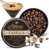 (VANILLA) AROMA ESPRESSO MARTINI VANILLA INFUSED GARNISH FOR COKTAILS 4OZ TIN | WHOLE BEANS FOR COCKTAILS, DESSERTS & MIXOLOGY BARISTA-QUALITY GARNISH FOR ESPRESSO MARTINIS & COFFEE DRINKS | (SYMBOL OF HEALTH, WEALTH & HAPPINESS) | EDIBLE DARK RO view 1