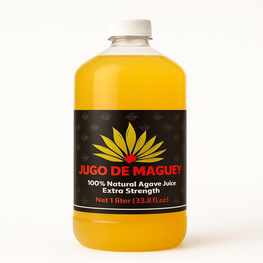 1,000ML Jalisco Maguey Juice Extract (1 Liter) | with Natural Plants, 100% Juice | Jugo de Maguey Jalisco, Jugo de Agave Sabor Original Mexican Formula (Natural)