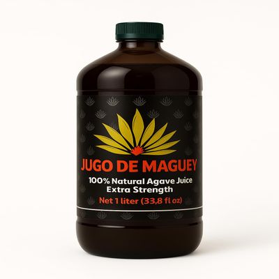 1,000ML Jalisco Maguey Juice Extract (1 Liter) | with Natural Plants, 100% Juice | Jugo de Maguey Jalisco, Jugo de Agave Sabor Original Mexican Formula (Asado (Roasted))
