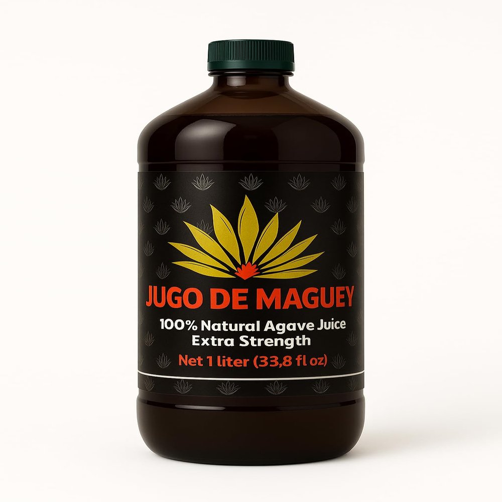 1,000ML Jalisco Maguey Juice Extract (1 Liter) | with Natural Plants, 100% Juice | Jugo de Maguey Jalisco, Jugo de Agave Sabor Original Mexican Formula (Asado (Roasted))