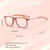 BLOEXCLU 3 Pack Reading Glasses for Men Sports Style Blue Light Blocking Readers with Spring Hinge Women Eyeglasses (3 Mixed Color, 4, x) view 3