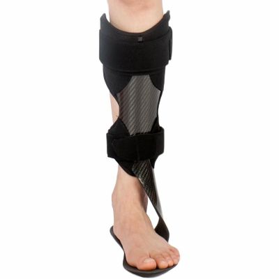 KFJZGZZ Medical Grade AFO Brace for Foot Drop - Carbon Fiber Structure Offers Secure Ankle Support Without Bulk, Fits Comfortably in Shoes