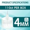 Pen Tips 32G x 4mm, Universal Fit with Most Pen Devices, Extra-Thin Wall Technology, Comfortable, 110/bx view 2