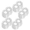 Tin Foil Food Insulation Cover Reusable Aluminum Foil Heat Shield Lids Adjustable Food Storage Covers for Kitchen Oil-Resistant and Easy to Clean(50pcs) view 1