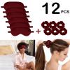 12Pcs Silk Sleep Masks Satin Eye Mask Silky Eyes Cover Blindfold Eyeshade Hair Ties Scrunchy Travel Bridesmaids Gifts view 2