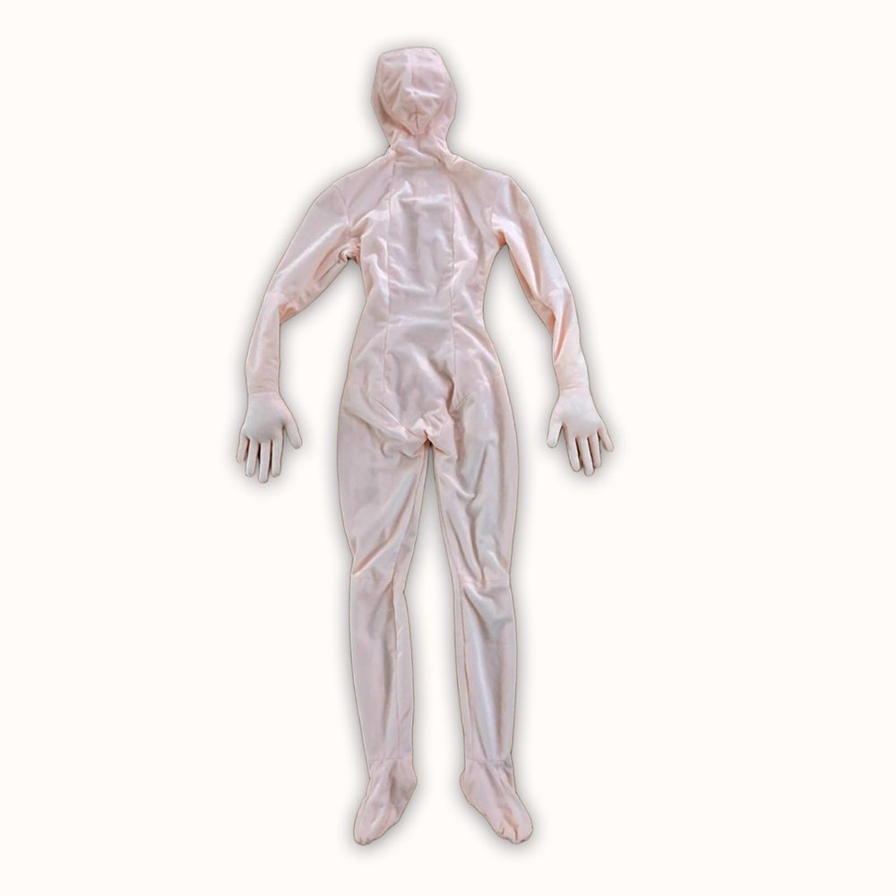 155cm Human-Shaped Pillow Cover for Elderly,Adult Comfort, Empty Huggable Doll Skin for Cotton Stuffing, Emotional Support Companion for Loneliness and Anxiety Relief,Skin Cover only,D Cup