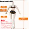 155cm Human-Shaped Pillow Cover for Elderly,Adult Comfort, Empty Huggable Doll Skin for Cotton Stuffing, Emotional Support Companion for Loneliness and Anxiety Relief,Skin Cover only,D Cup view 2