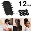 12Pcs Silk Sleep Masks Satin Eye Mask Silky Eyes Cover Blindfold Eyeshade Hair Ties Scrunchy Travel Bridesmaids Gifts view 2