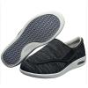 Wide Width Diabetic Shoes, Comfortable Footwear for Elderly, Breathable Walking Sneakers, Adjustable Shoes for Swollen Feet, Edema, Arthritis, Foot Conditions Black Gray view 1