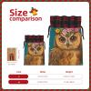 KKdskkds Lovely Owl On Blossom Branch Christmas Gift Bag Holiday Present Wrapping Party Supplies view 4