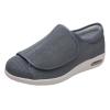Lightweight Diabetic Shoes for Elderly, Adjustable Closure Walking Sneakers, Wide Width Edema Footwear, Breathable Comfort Shoes for Swollen Feet and Foot Care Grey view 1