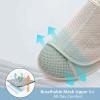 Lightweight Diabetic Shoes for Elderly, Adjustable Closure Walking Sneakers, Wide Width Edema Footwear, Breathable Comfort Shoes for Swollen Feet and Foot Care Grey view 3