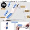 Wide Elderly Shoes, Diabetic Footwear, Adjustable Breathable Walking Shoes, Comfortable Lightweight Sneakers, Relaxing Casual Slippers, for Swollen Feet, Edema Relief Blue view 4
