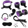 8-Piece Set of Fashionable Sponge Yoga Hand Foot Combination Accessories (Purple), Indoor Leisure Sports Tools, Couple Gifts view 1