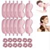 24Pcs Satin Eye Mask Silk Sleep Masks Silky Eyes Cover Blackout Blindfold Eyeshade Scrunchies Hair Ties Travel Wedding Gift view 1