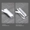 2 in 1 Floor Brush Stiff Scrubber Water Scraper Portable Scrub Brush for Bathroom Kitchen Sink ABS Rubber Durable Multi Surface Cleaning Tool view 3