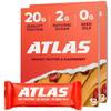 Atlas Real Food Protein Bar 20g Clean Protein, 2g Sugar, No Seed Oils, No Artificial Sweeteners (Peanut Butter & Raspberry, 24 Count) view 1