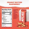 Atlas Real Food Protein Bar 20g Clean Protein, 2g Sugar, No Seed Oils, No Artificial Sweeteners (Peanut Butter & Raspberry, 24 Count) view 2