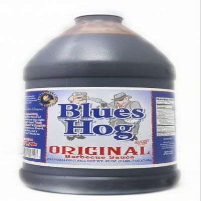 87oz Bottle of Barbecue Sauce Blues Hog Original Flavor Half Gallon Jug