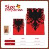 JxWCher Albanian flag Print Christmas Gift Bag Gift Pouches with Drawstring, Rustic Holiday Party Favor Bags Small view 4