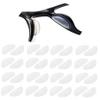 16 Pairs White Eyeglasses Nose Pads, Stick On 3.5 mm Thickness Adhesive,Soft Silicone Comfort Anti Slip Flexible Nose Pieces for Glasses Sunglasses Reading Glasses Replacement Part Kits view 1