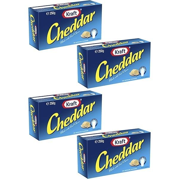 Cheddar Cheese BlockKraft (Pack of 4 x 250g Ea) Made from cow milk gives a fresh flavor and great taste ... Imported from Australia-Delicious! SALE