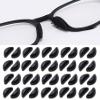 20 Pairs Black Eyeglasses Nose Pads, Stick On 3.5 mm Thickness Adhesive,Soft Silicone Comfort Anti Slip Flexible Nose Pieces for Glasses Sunglasses Reading Glasses Replacement Part Kits view 1