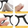 20 Pairs Black Eyeglasses Nose Pads, Stick On 3.5 mm Thickness Adhesive,Soft Silicone Comfort Anti Slip Flexible Nose Pieces for Glasses Sunglasses Reading Glasses Replacement Part Kits view 4