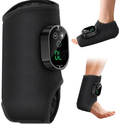Karmadrenix Electric Foot Massager with Heat Therapy, Portable Heated Foot Care Device Heated Wrap with 3 Vibration Modes and 5 Heat Levels - Cordless Portable Design (1-Piece, 1, Count)