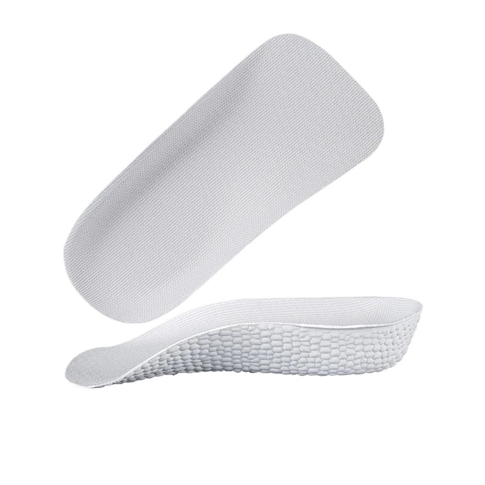 1.5-3.5CM Invisible Height Increasing Insole Arch Support Insole Soft Elastic Light Weight for Men Women Shoes Pads(White,1.5cm)