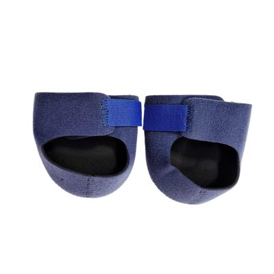 1 Pair 1cm Thick Back Heel Protective Sleeve Heel Pad Adjustable Gel Heel Arch Support Foot Flat Feet(Blue,(S) 9.5 * 10 * 4.5cm(L*W*H))