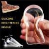 1 Pair 1-3cm Thick Elastic Pads Silicone Shock Absorbing Insoles Men's and Women's Arch Support Height Increasing Insoles(2 * 6.5 * 9.2cm) view 2