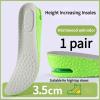 1 Pair Air Cushion Height Increase Insoles Breathable Sweat Insole Shock Absorbing Insole for Sports Shoes(EU 35/36(3.5cm)) view 2