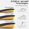 1.5-3.5cm Height Increase Insoles for Women Men Heel Lift Yellow Shoes Sole Pad Breathable Shock Absorption(2.5CM EU 35-40(250mm)) view 3
