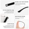 1 Pair Glasses Arm Replacement Kit, Universal Eyeglasses Repair Kit,Black Glasses Legs Replacement Eyeglass Arm Replacement Accessories with Screwdrivers, Screws, Washers, Nose Pads (7mm) view 3