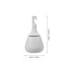 KITCHENKARATLY Blind Cane Replacement Tip: Hook Style Rubber Accessory for Walking Sticks - Crutch Floor Pad Replacement - Non Skid Cane Bottom view 2