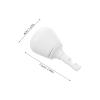 KITCHENKARATLY Blind Cane Replacement Tip: Hook Style Rubber Accessory for Walking Sticks - Crutch Floor Pad Replacement - Non Skid Cane Bottom view 4