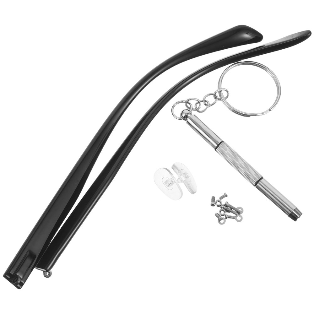KITCHENKARATLY 1 Set Glasses Replacement Temples - Eyeglass Arms Legs Replacement for Frames - Glasses Eyewear Frame Repair Legs Accessories