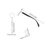 KITCHENKARATLY 1 Set Glasses Replacement Temples - Eyeglass Arms Legs Replacement for Frames - Glasses Eyewear Frame Repair Legs Accessories view 2