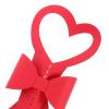KITCHENKARATLY 6pcs Valentines Day Flower Bouquet Wrap: Decorative Floral Paper Sleeves for Roses - Heart Bouquet Packaging Bags - Single Flower Wrapper view 3