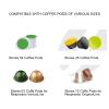 OVAQUIXI Coffee Pod Holder, Adhesive DIY Coffee Capsule Storage Organizer with Strong Tape Compatible with Multiple Brands (Black) view 4