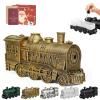 2026 New Train Oil Diffuser, 300ml Train Humidifier Aroma Diffuser, Dual Mist Outlets, Vintage Quiet Aromatherapy Diffusers with 2/8 Hours Timing Function for Bedroom Office Desk (Copper) view 1