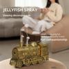 2026 New Train Oil Diffuser, 300ml Train Humidifier Aroma Diffuser, Dual Mist Outlets, Vintage Quiet Aromatherapy Diffusers with 2/8 Hours Timing Function for Bedroom Office Desk (Copper) view 2