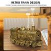 2026 New Train Oil Diffuser, 300ml Train Humidifier Aroma Diffuser, Dual Mist Outlets, Vintage Quiet Aromatherapy Diffusers with 2/8 Hours Timing Function for Bedroom Office Desk (Copper) view 3